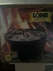 Lodge Cast Iron Inch 8 Quart Deep Camp Dutch Oven With Lid , Model #L12DCO3 New. Price: $89.00.