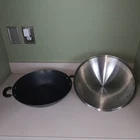Circulon Wok 14" With Lid Nonstick Hard Anodized Stir Fry Pan Used One Time. Price: $55.95.