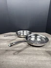 Cuisinart 9 10 Fry/saute Pan 8322-24, 722-22 Stainless Steel Induction Ready Used. Price: $39.99.