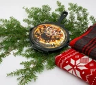 Gourmet Du Village, Baked 5.5" Brie Cheese Cast Iron Skillet & Cranberry Almonds New. Price: $48.00.