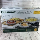 Cuisinart Professional Tri Ply Stainless Steel 5 Piece Cookware Set Used. Price: $82.99.