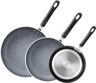Cook Home 8"/10"/12" 3 Pieces Frying Saute Pan Set With Non-stick Coating And New. Price: $114.74.