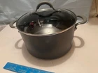 New Circulon Elementum Hard Anodized Non Stick Coverd 6 Qt Stock Pot. Price: $60.00.