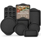 Bakkenmaster 8-PIECE Kitchen Oven Baking Pans Gray Marble New. Price: $40.82.