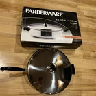 Farberware Classic Stainless Steel Covered Fry Pan 12" New. Price: $65.00.
