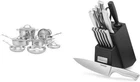 Cuisinart 77-11G Chef's Classic Stainless 11-PIECE Cookware Set & 15-P New. Price: $453.34.