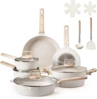 Vevor 17 Piece Pots And Pans Set Granite Nonstick Kitchen Cookware Induction New. Price: $59.90.