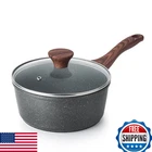Sensarte 2.5QT Nonstick Saucepan Lid, Swiss Granite Coating, Induction, Pfoa-fre New. Price: $52.94.