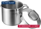 Jalz Small 2-QUART Stainless Steel Saucepan With Glass Lid Compact New. Price: $50.61.