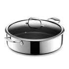 Hexclad Hybrid Nonstick 7-QUART Saut Pan With Tempered Glass Lid, Chicken Fr... New. Price: $321.00.