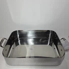 New Ruffoni Opus Prima Hammered Roasting Pan 38CM Stainless Steel OPR3809X. Price: $399.99.