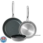 Nuwave 3-PIECE 8 10 12 Forged Lightweight Frying Pan Set, G1 New. Price: $159.99.