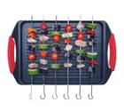 New Jean-patrique Griddle Me This Cast Aluminum Plate & 6 Skewers. Price: $49.95.