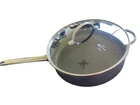 Pampered Chef 12 Skillet 5 Qt Saut Pan Titanium Anodized Non-stick With Lid Used. Price: $40.50.