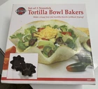 Norpro Tortilla Bowl Bakers Set Of 2 Nonstick Model 1069 Pans Brand New. Price: $16.99.
