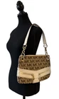 Michael Kors Jet Set Signature Canvas White Trim Shoulder Bag Very Good Pre-owned. Price: $29.20.