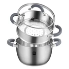 Golden Key For Cooking,steamer Pots With 3.2QT, Silver New. Price: $39.30.