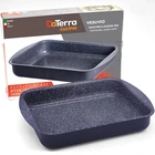 Daterra Cucina Nonstick Roasting & Lasagna Pan 16"X12"X3", Ceramic-coate New. Price: $124.92.
