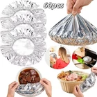 10-60PCS Reusable Aluminum Foil Food Covers Heat Insulation Bowl Pot Lids Usa* New. Price: $9.97.