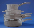 Nonstick Ceramic Cookware 9 Pc Set In Bone Vkoocy New Box. Price: $57.46.