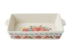 Pioneer Woman Keepsake Floral Rectangular Stoneware Baking Pan. Price: $36.00.