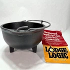 Lodge Logic Seasoned Cast Iron Country Kettle Small 1 Pint Capacity LCK3 Nos New. Price: $27.50.