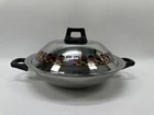 Fissler Solaryme Wok Stainless Steel Pot Pan With Cover/lid 30CM New. Price: $629.91.