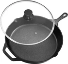 Pre-seasoned Cast Iron Skillet With Lid Frying Pans Utopia Kitchen New. Price: $27.29.