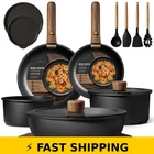 Carote 19PCS Non Stick Cookware Set With Detachable Handle New. Price: $180.99.