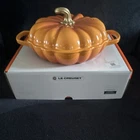 Creuset Enameled Cast Iron Pumpkin Braiser, 2 1/4-QT, Persimmon New. Price: $249.99.
