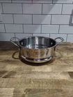 Cuisinart Steamer Insert 7116-20S 8.5" Stainless Steel Colander Strainer Used. Price: $14.00.