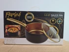 Parini Golden Chef 1.5 Quart Sauce Pan With Tempered Lid Non-stick New Box. Price: $29.99.