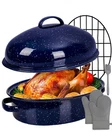 Roasting Pan With Lid & Rack 18 Inch 5 Pieces Extra Large Deep Turk... Fast Ship New. Price: $121.99.