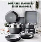 Greenpan Paris Pro 14 Piece Hard Anodized Healthy Ceramic Nonstick Cookware Set New. Price: $199.00.