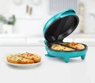 Holstein Housewares 4-EGG And Stainless Steel 2-SECTION Omelets Maker-teal New. Price: $17.95.