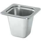 Vollrath 8266205 1/6 Size Satin-finish Stainless Miramar Steam Table Pan 6" New. Price: $35.00.