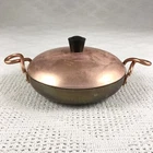 Aluminum Pan Wear Ever Hallite Copper Lid Twist Handle 7.5IN Diameter #2107 Used. Price: $26.21.
