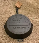 12 Cast Iron Skillet Pan Pre Seasoned Old Mountain Assist Handle Double Spout New. Price: $37.69.