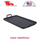 All-clad Enameled Cast Iron Plancha Grill 11" X 19" Flat Top Griddle Pan, Oven New. Price: $63.99.