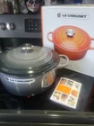 Le Creuset Signature Cast Iron 7.25 Quart Round Dutch Oven, Oyster New. Price: $429.95.
