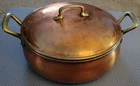 Vintage Ruffoni Italian Copper Stock Pan With Lid Used. Price: $250.00.