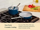 Caraway Home Non-stick Cookware Set Blue New. Price: $175.00.