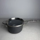 Calphalon Premier Hard Anodized Nonstick 3.5 Qt Sauce Pan Space Saver Lid #87035 Used. Price: $47.99.
