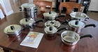 Saladmaster T304S Stainless Steel Cookware Set + Electric Skillet Used. Price: $1095.00.