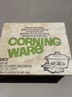 Corningware Qt Covered Saucepan W/ Lid A-1-8-SR Green/white Gas/electric New. Price: $18.00.