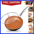 Little Skillet With Lid - 8" Copper Nonstick Frying Pan For Oven & Stove, Sma... New. Price: $34.19.