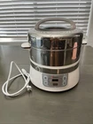 Euro Cuisine FS2500 Electric Food Stainless Steel Steamer - W One Basket Used. Price: $89.99.