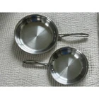 Calphalon Contemporary Stainless Steel Frying Pan Set 8" 10" Skillets 1388 1390 Used. Price: $65.00.