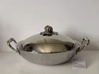 Ruffoni Hammered Opus Prima Serving Pan Gratin Stainless Steel 12" /30 Cm W/lid New. Price: $399.99.