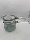 Vtg Pyrex 1.5 Qt Flameware Clear Glass Double Boiler Pot 6763-L 6283-U Used. Price: $34.95.
